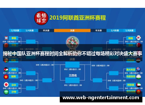 揭秘中国队亚洲杯赛程时间全解析助你不错过每场精彩对决盛大赛事 揭秘中国队亚洲杯赛程时间全解析助你不错过每场精彩对决盛大赛事